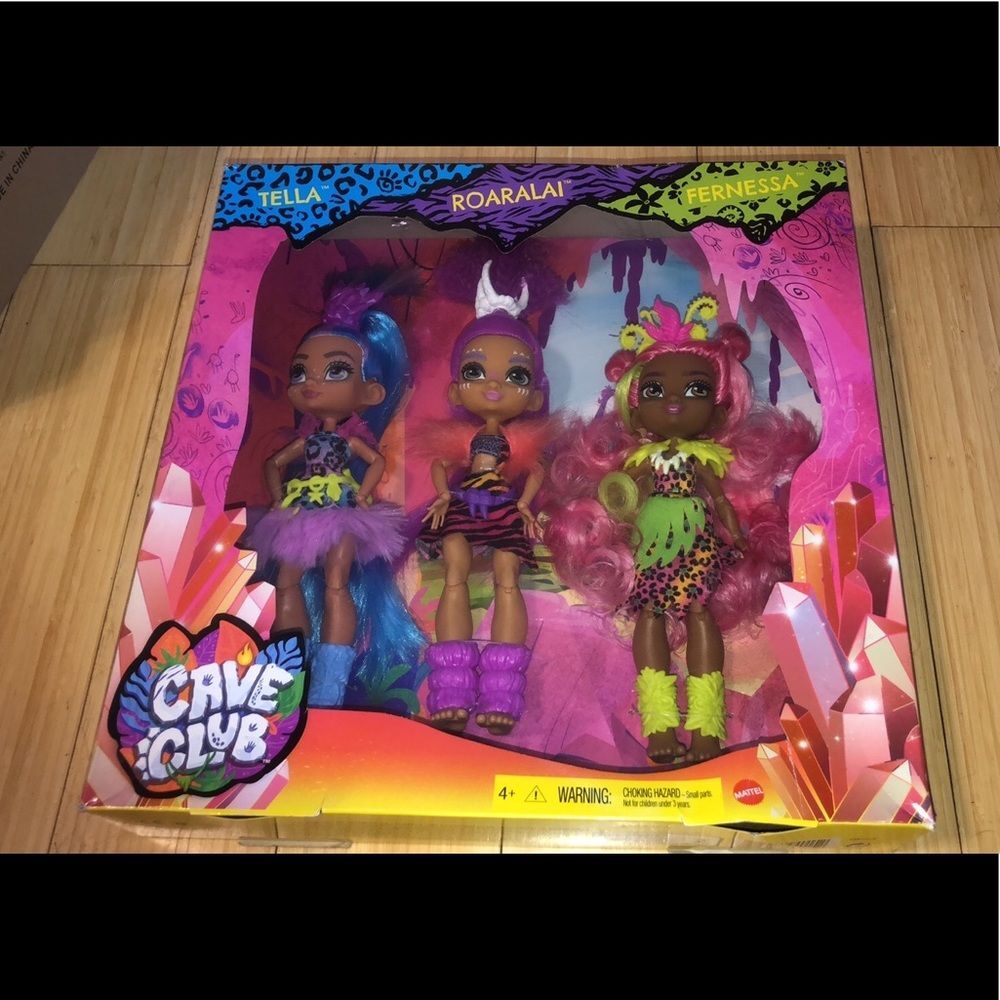 Mattel Cave Club Doll 3pk NEW NIB